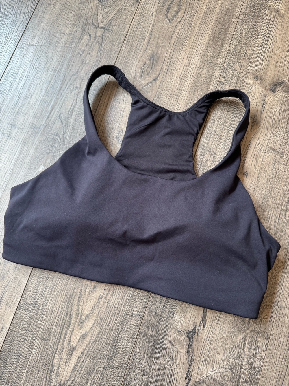 lululemon athletica Black High-Neck Racerback Sports Bra